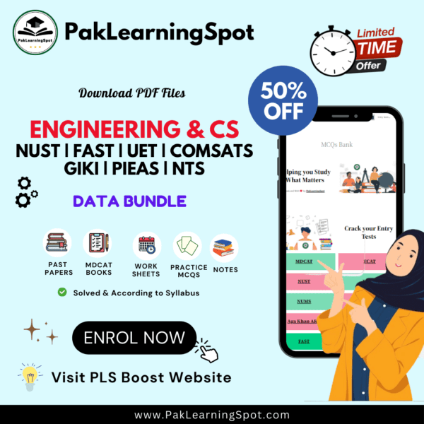 Engineering & CS (NUST UET FAST PIEAS COMSATS GIKI NTS ) Data Bundle