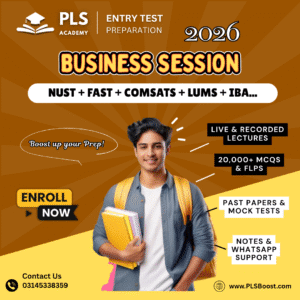 Business Studies Entry Test Preparation Session 2026