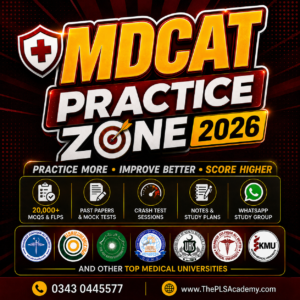 MDCAT Practice Zone 2026