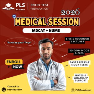medical Preparation PLS Academy (1) Medical Entry Test Preparation Session 2026