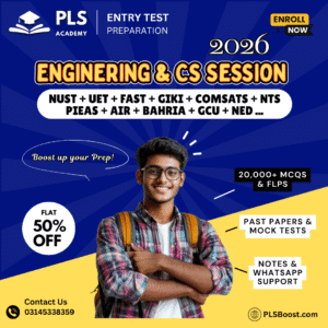 engineering & CS Practice PLS Academy (1) Engineering & CS Entry Tests Practice Session 2026