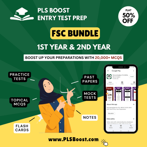 FSC (1st Year & 2nd Year) MCQS Bundle 2025