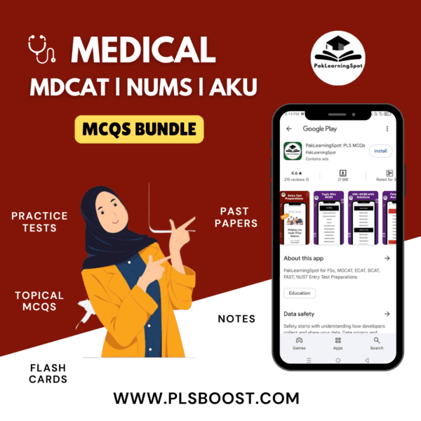 Medical (MDCAT NUMS AKU) MCQs Bank Bundle (20,000 MCQs) 2025