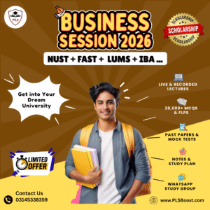 Business Studies Entry Test Preparation Session 2026