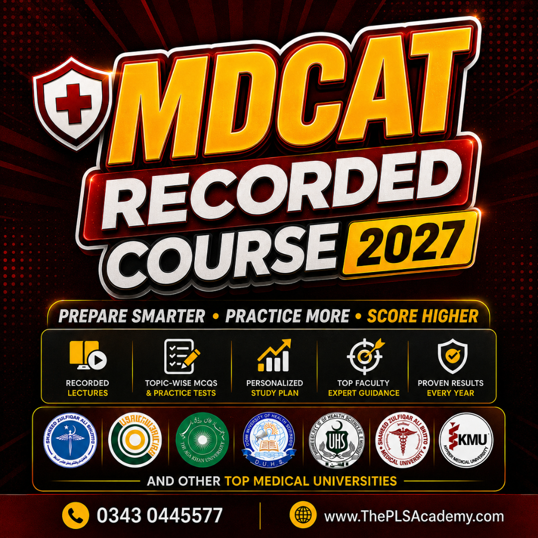 MDCAT Recorded Course 2027