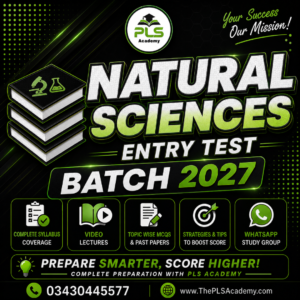 Natural Sciences Entry Test Preparation Session 2026