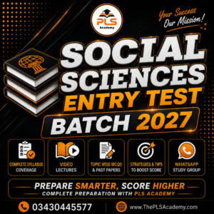 Social Entry Test Preparation Batch 2027