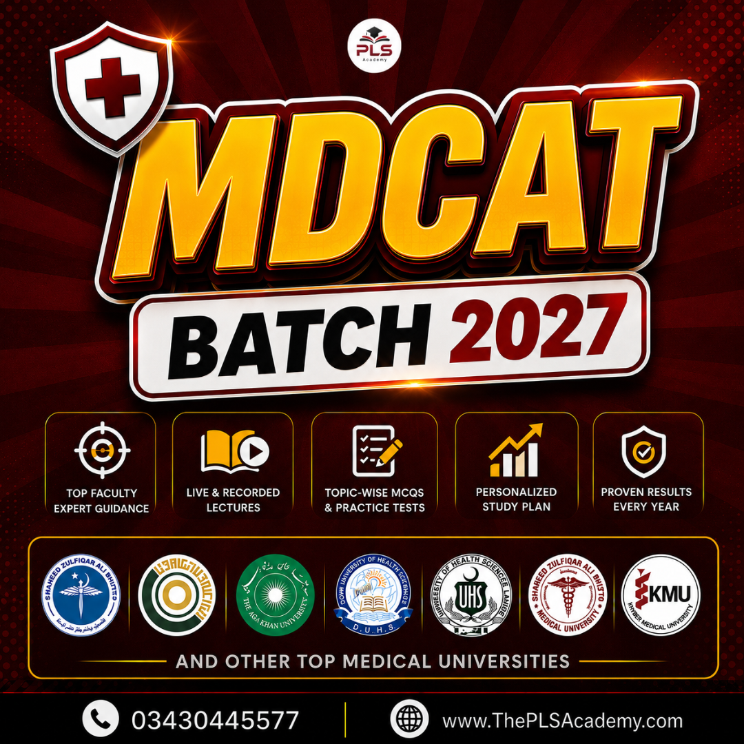 MDCAT Toppers Batch 2027