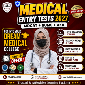 Medical Entry Test Preparation Session 2027