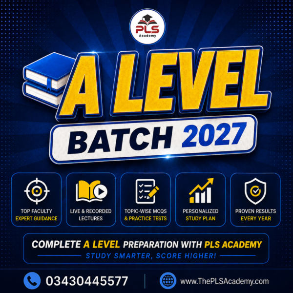 A Level Topper Batch 2027