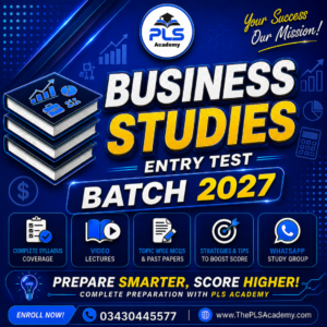 Business Studies Entry Test Preparation Batch 2027