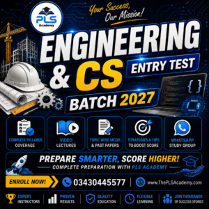 Engineering Entry Test Preparation Batch 2027