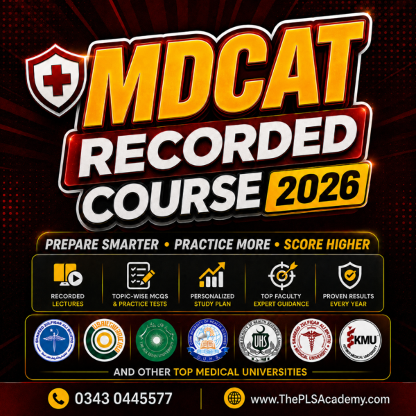 MDCAT Recorded Course 2026