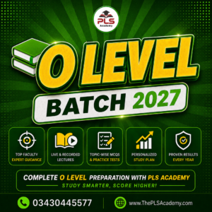 O Level Topper Batch 2027